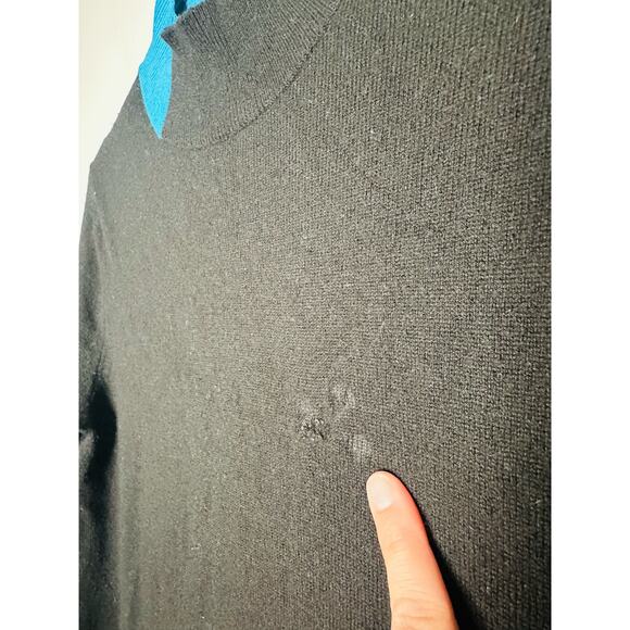 CHINTI & PARKER Bloomsbury Black Wool Cashmere Sweater Dress Size Small - Picture 9 of 15